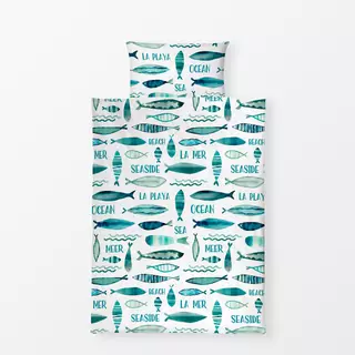 Bettwäsche Down By The Sea turquoise