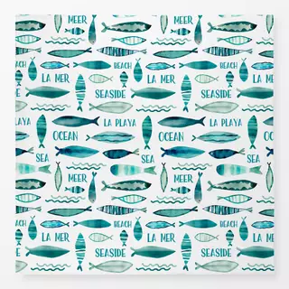 Tischdecke Down By The Sea turquoise