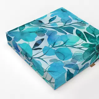Bodenkissen Floral Summer Vibe turquoise