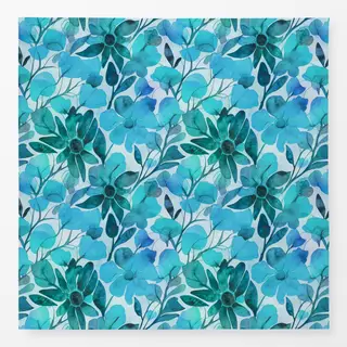 Tischdecke Floral Summer Vibe turquoise