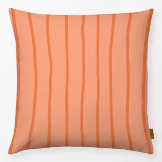 Kissen Sommerstreifen Apricot Orange