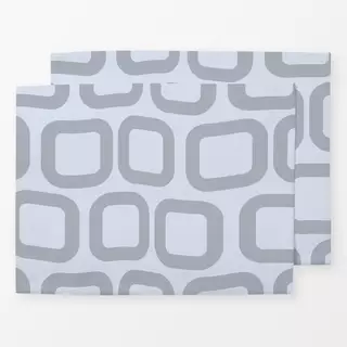Tischset Retro Shape grey