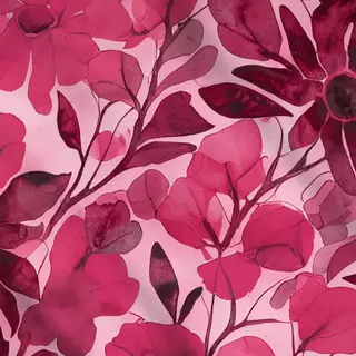 Meterware Floral Summer Vibe red