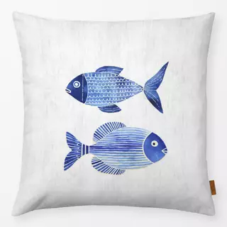 Kissen Blue Fish II