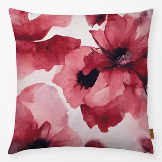 Kissen Wild Poppy Flower red