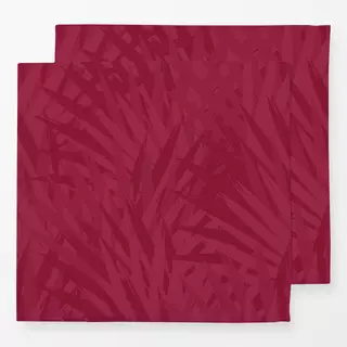 Servietten Viva Magenta Palm Leaves