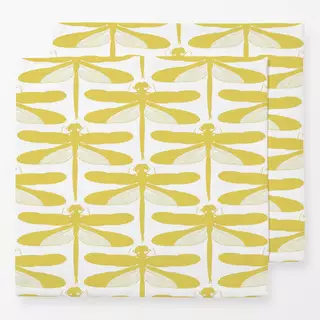 Servietten Dragonfly Yellow