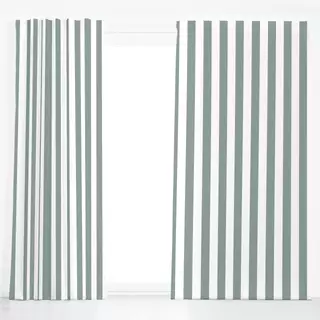 Dekovorhang Jungle Green Stripes