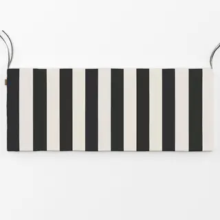 Bankauflage Classic Black & White Stripes