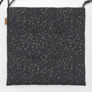 Sitzkissen Splashes Black-Brown