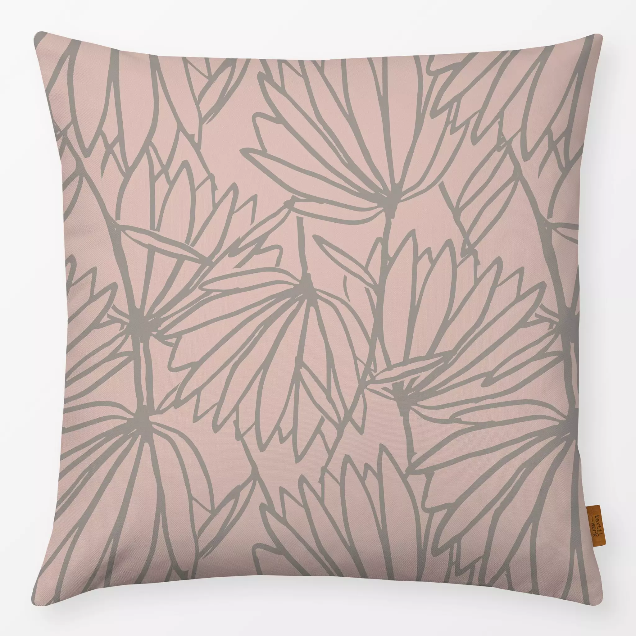 Kissen Tender Touch Pink - Blumen & Florales, Symbole & Muster - von „Sara Maria"; Kissen, Blumen, Abstrakt, modern, floral,...