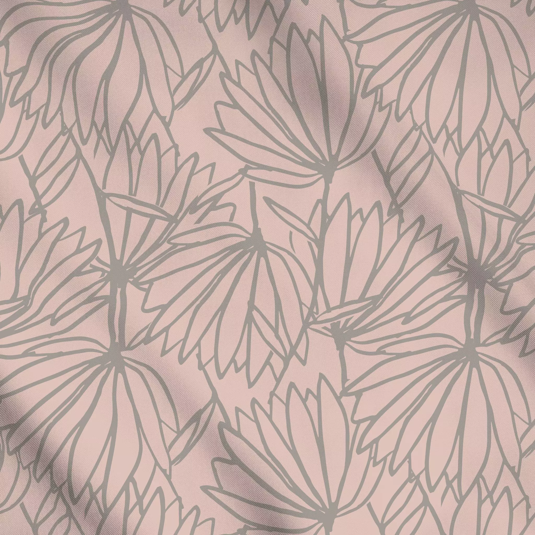 Meterware Tender Touch Pink, Blumen, gemustert, von Sara Maria