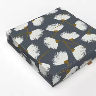 Bodenkissen Cotton Wool Dark Blue
