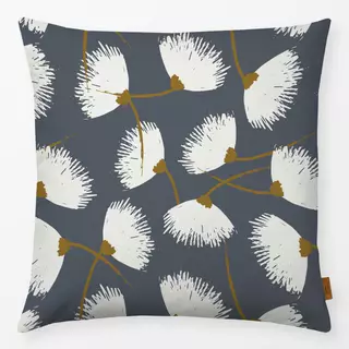 Kissen Cotton Wool Dark Blue