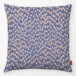 Kissen tulips blue