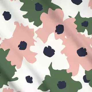 Meterware Nordic Garden Green