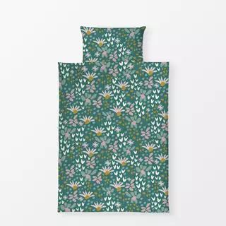 Bettwäsche Spring Time Dark Green