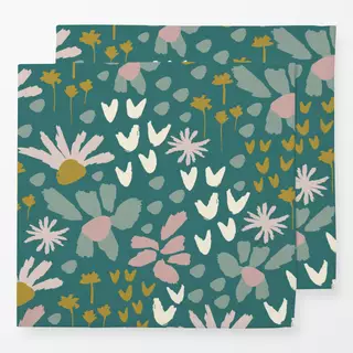 Servietten Spring Time Dark Green