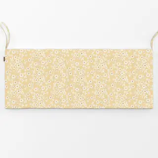 Bankauflage Butter Yellow Floral