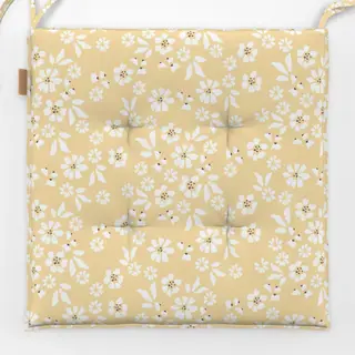 Sitzkissen Butter Yellow Floral