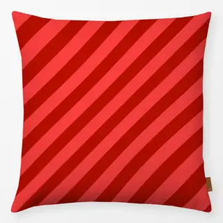 Kissen rot diagonal