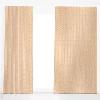 Dekovorhang Strickmuster in Beige