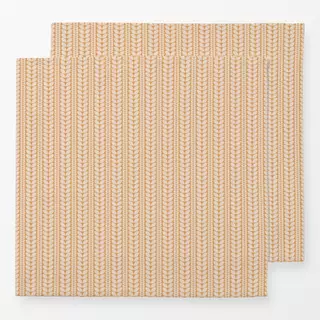 Servietten Strickmuster in Beige