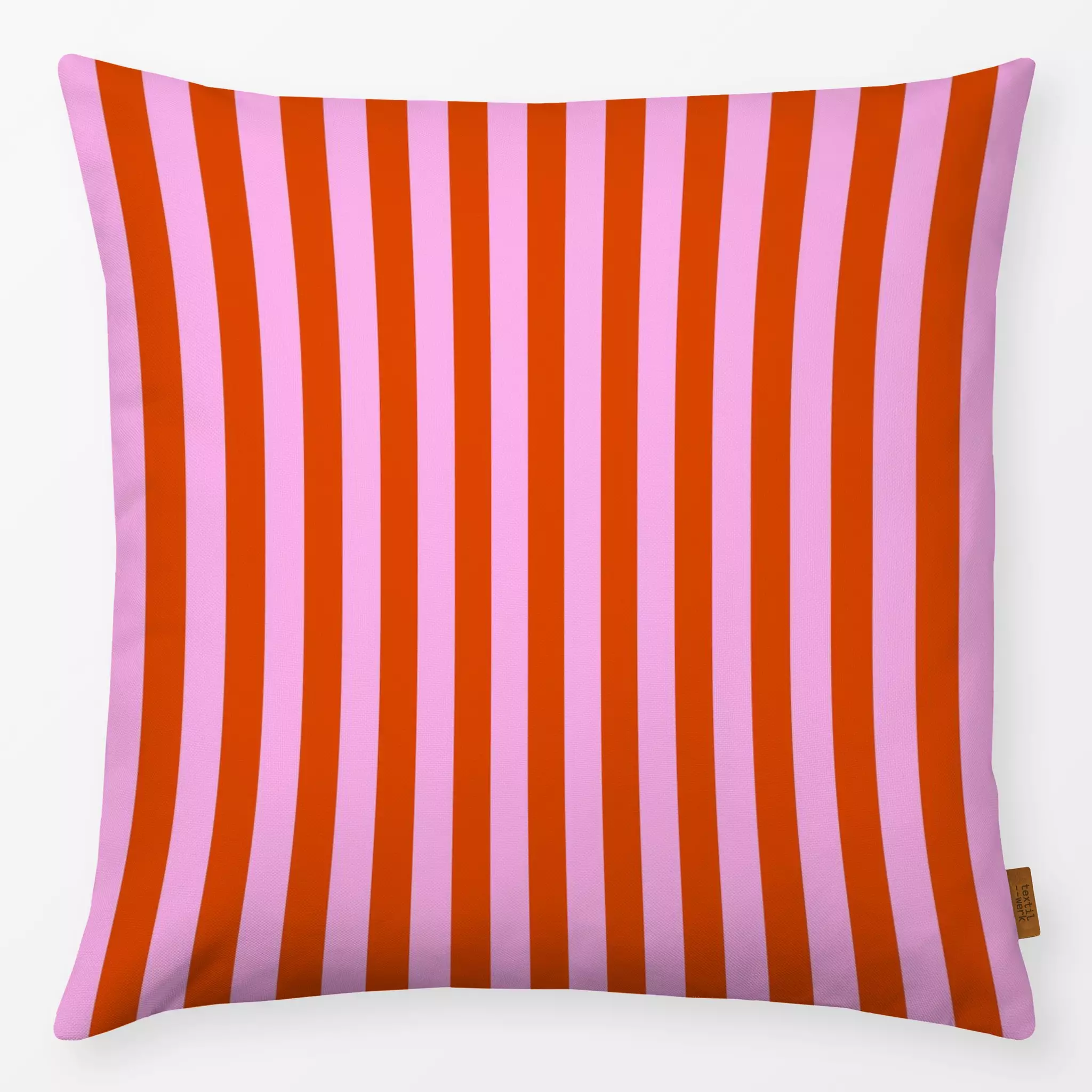 Kissen Kissen Blush Tangerine Stripes