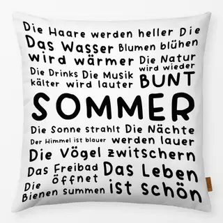 Kissen schwarz weiß