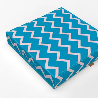 Bodenkissen Chevron Muster