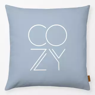 Kissen Cozy nude blue