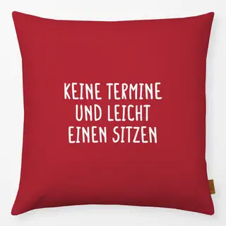 Kissen Definition von Glück Rot