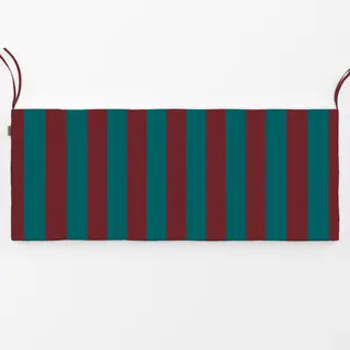 Bankauflage Gruen rot