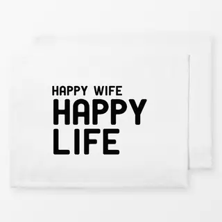Tischset HAPPY WIFE HAPPY LIFE