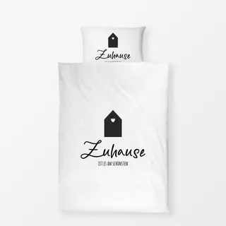 Bettwäsche Zuhause ist es am Schönsten