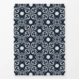 Geschirrtücher Blockprint Indigo // Muster 10