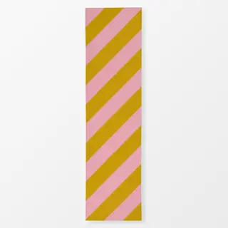 Tischläufer Gelb rosa
