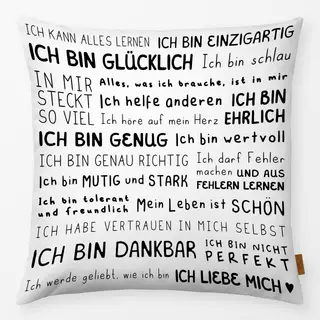Kissen Ich liebe mich  - Affirmation
