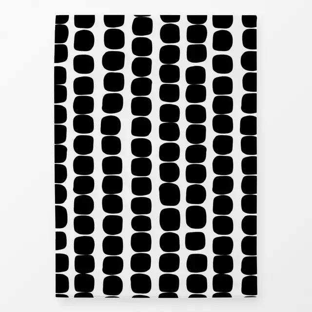 Geschirrtücher Muster Punkte Dots schwarz von Heyduda