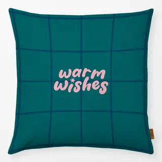 Kissen Warm wishes karo