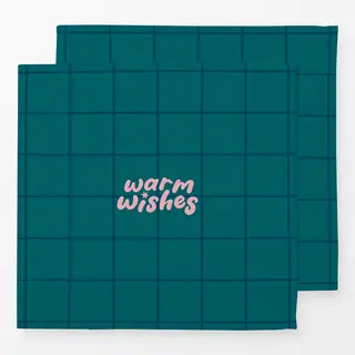 Servietten Warm wishes karo
