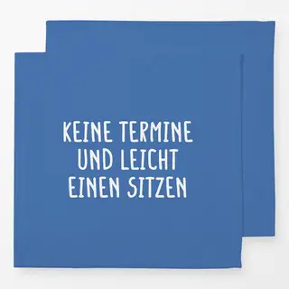 Servietten Blau