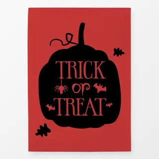 Geschirrtücher Trick or Treat rot schwarz