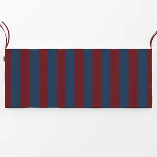 Bankauflage Blau rot