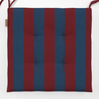 Sitzkissen Blau rot