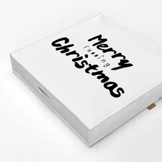 Bodenkissen Merry fu**ing Christmas