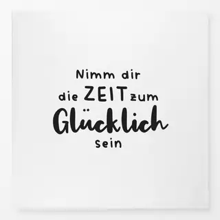 Tischdecke Zeit zum Glücklichsein