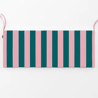 Bankauflage Grün rosa