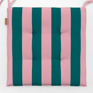 Sitzkissen Grün rosa