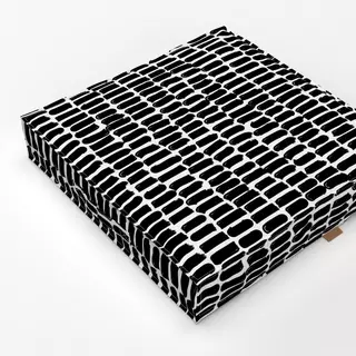 Bodenkissen Black&White: Striche 2
